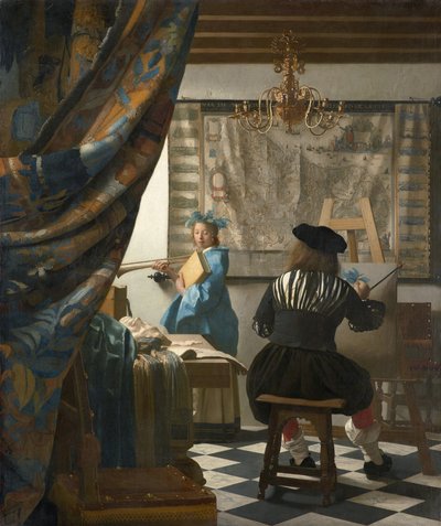 The Art of Painting by Jan Vermeer van Delft